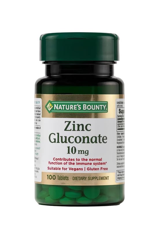 Natures Bounty Zinc Gluconate 10 mg 100 Tablet