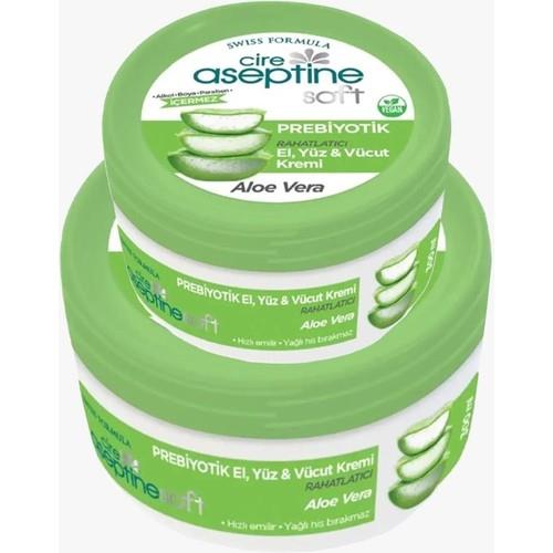 Cire Aseptine Soft Prebiyotik Aloevera Krem 100 Ml + 30 Ml