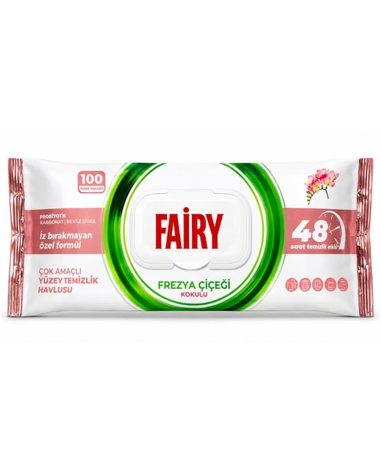 Fairy Yüzey Temizlik Havlusu Frezya Çiçeği Kokulu 100'lü