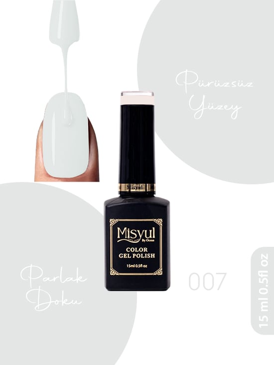 Misyul Uv Led Kalıcı Oje Nail Art 15 Ml 007