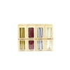 Gül Mum Kod-252 ( 4pcs ) Candle Metalik Renkler Şamdan Mum 25cm