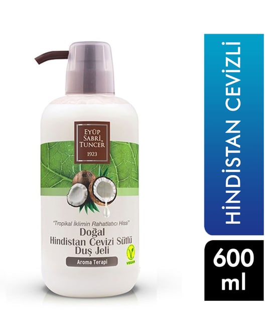 Eyüp Sabri Tuncer Duş Jeli 600 Ml Hindistan Cevizli ve Sütlü Pet Şişe