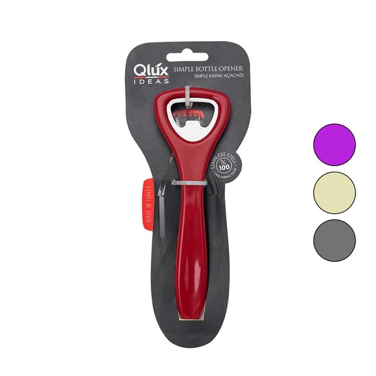 Qlux Bsf-00901 Simple Kapak Açacak ( Renkli Plastik Saplı )