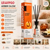 Lewingo ( 110ml ) ( Amber Glow ) Bambu Ortam Kokusu ( Cam Şişe )