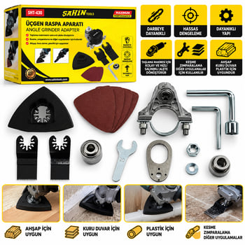 Şahin Tools Şht-430 Raspa Aparatı ( Raspa & Kazıma & Kesme & Zımparalama )