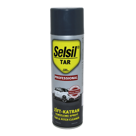 Selsil Tas-017 Tar ( Zift & Katran ) Temizleme Sprey 500ml ( Kir & Yağ )