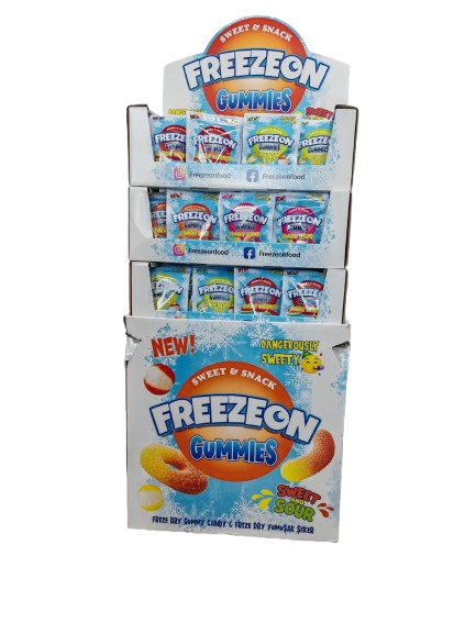 TOYBOX FREEZEON GUMMIES 40 GR 150 ADET DISPLAY STANT (Yeni Ürün)