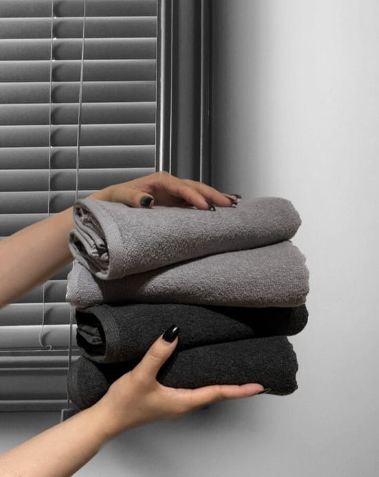 Shal Home %100 Pamuk 4'lü 50 x 90 cm El & Yüz Havlu Seti