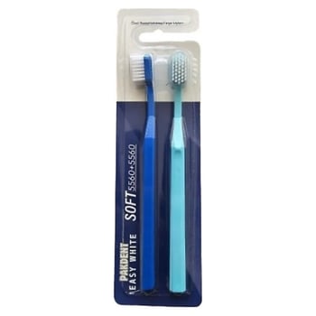 Pakdent Easy White 5560 Diş Fırçası Yumuşak 2'li