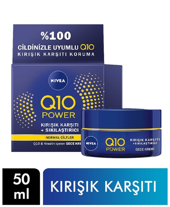Nivea Q10 Krem 50 Ml Power Kırışıklık Karşıtı Gece
