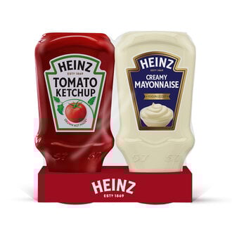 Heinz Ketçap 375g+ Mayonez 330g İkili Set