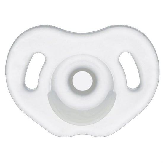 Wee Baby Simetrik Uçlu Full Silikon Emzik No:1 0-6 Ay Beyaz