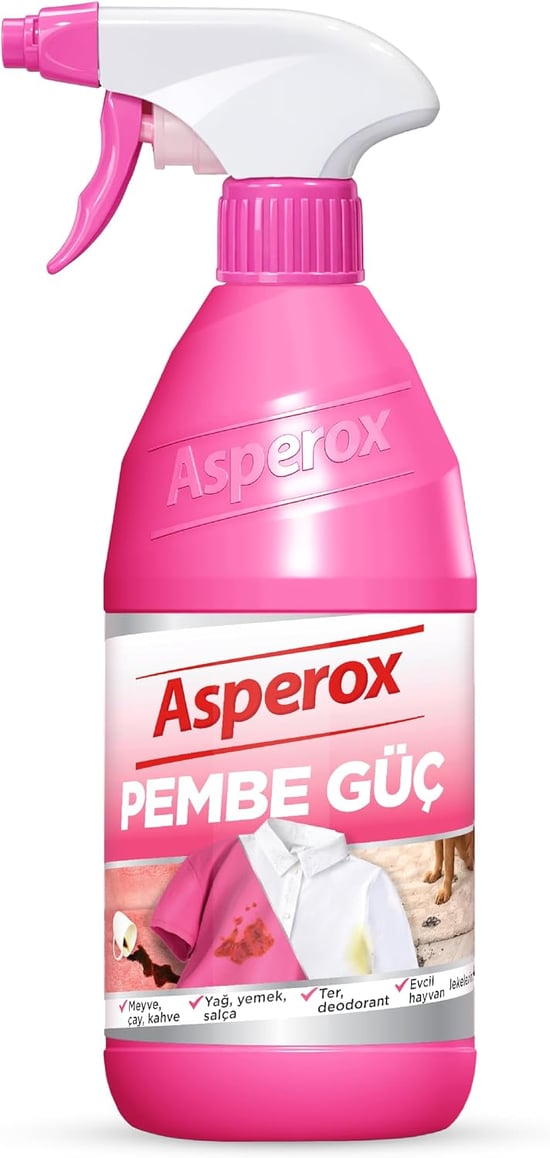 Asperox Pembe Güç Leke Çıkarıcı Sprey 650 Ml