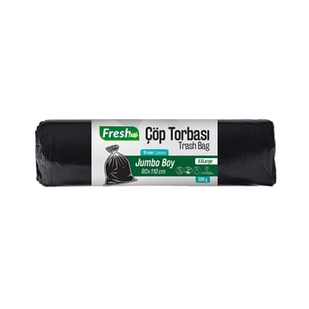 Fresh-up jumbo Çöp Torbası Siyah 300 G 80*110cm 10 Adet