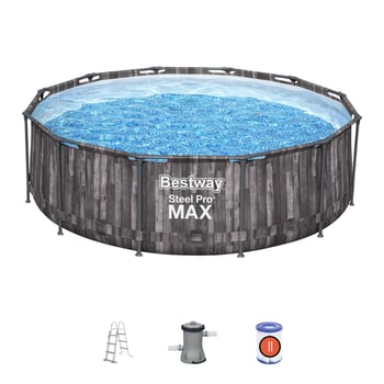 Bestway Prefabrik Havuz Steel Pro Max Prefabrik Yer Üstü Çember Havuz Seti 3,66 M X 1,00 M 5614x