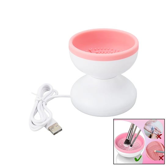 İnura Global Makeup Brush Cleaner Mbc-01 Mjgn-813 Makyaj Fırça Temizleme Makinesi ( Usb Çalışma & Silikon Tırtıklı Hazne )