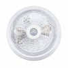 Nisaluce E2002-pt ( Sensörlü ) ( Beyaz ) Glop Armatür Kafesi ( E27) ( Plastik ) (ıp20) (220w)