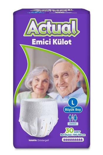 Actual Emici Külot Bez Large 30 Lu
