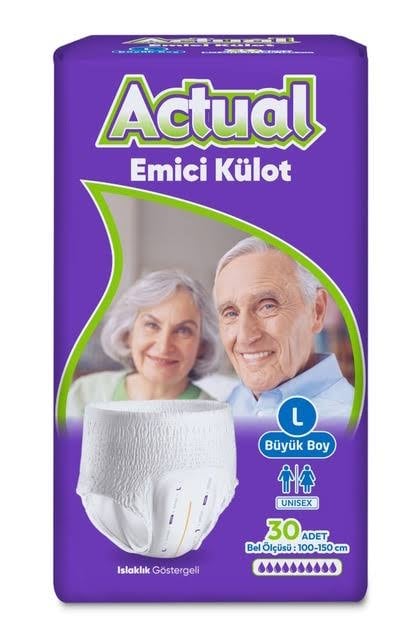Actual Emici Külot Bez Large 30 Lu