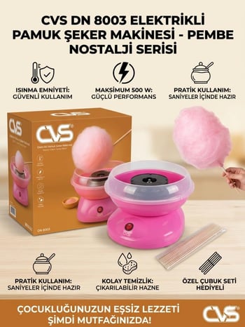 Cvs Dn 8003 Elektrikli Pamuk Şeker Makinesi