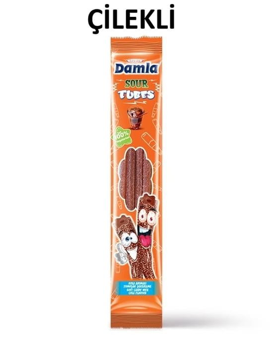 Tayaş Licorice Çilekli Jel Şeker Poşet 30 Gr X 24 Adet Kutulu