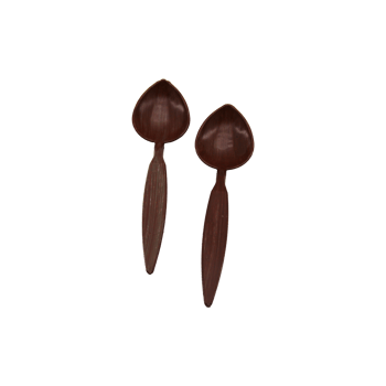 Küçükkeleş Trk-177 ( Uzun Saplı ) ( 19.8cm ) Oyun Kaşık ( Halk Oyunları ) ( Kahverengi Plastik )