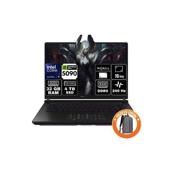Asus Rog Strix Scar 16 Intel Core Ultra 9 275hx 32gb 4tb Ssd Rtx5090 24gb Freedos 16" 2.5k 240hz Wqx