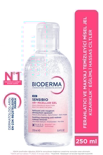 Bioderma Sensibio Ar+ Micellar Gel 250 Ml
