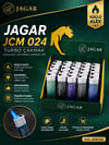 Jagar Jcm 027 Turbo Çakmak – Renkli Gövde, Güçlü Alev, Standlı Teşhir Kutusu