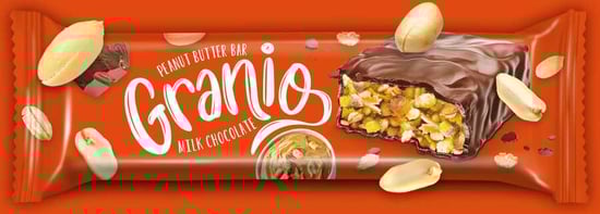 Hünnap Granİo Ter Fistiği Ezmelİ Çİkolata Kaplamali Bar 40gr