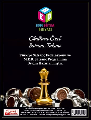 Hobi Eğitim Dünyası Rulo Satranç Kutu Oyunu
