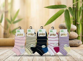 Pola Bayan Patik Çorap 35-38 Tekli