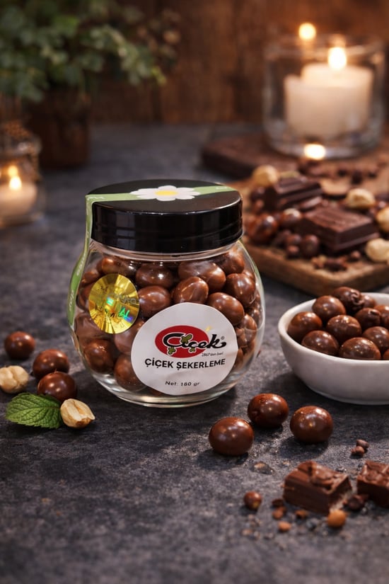 Sütlü Çikolatalı Fındık Draje -100 Gr