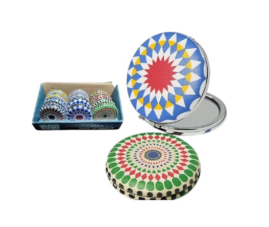 Hagiki Yuvarlık Desenli Makyaj Aynası