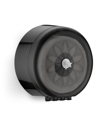 Rulopak İkiz Mini Cimri İçten Çekmeli Tuvalet Kağıdı Dispenseri - Siyah