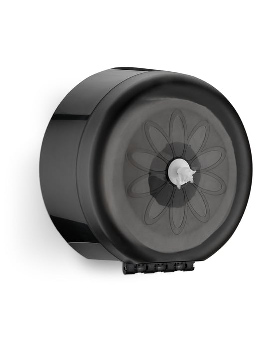 Rulopak İkiz Mini Cimri İçten Çekmeli Tuvalet Kağıdı Dispenseri - Siyah