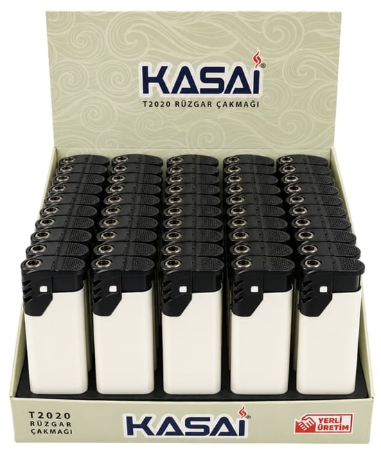 KASAİ T2020 Rüzgar Çakmağı BEYAZ