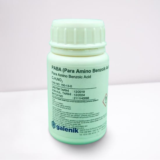 Galenik Para Amino Benzoik Acid 50 Gr ( Paba )