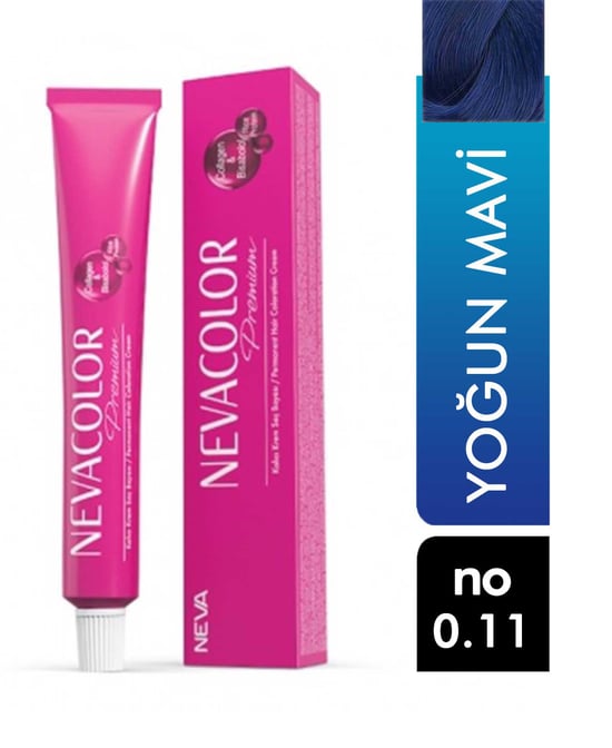 Nevacolor Premium Mix Tüp Saç Boyası Yoğun Mavi 0.11