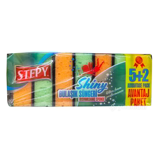 Stepy Bulaşik Süngeri̇ 5+2 24lü