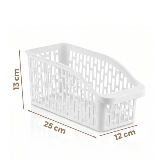 Urve Ur-3564 ( 25x13x12cm ) ( Beyaz ) ( Jumbo ) ( Düzenleyici ) Plastik Çok Amaçlı Organizer