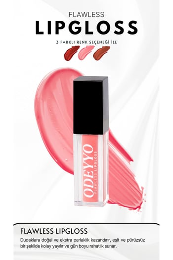 Odeyyo Flawless Lip Gloss Pembe 5 Ml