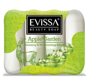 Sabun Evissa Ecopack 4x70 Gr Elma