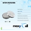 Maxycell 6 Adet Cr1220 Dl1220 1220 Lır1220 3v Maxycell Lityum Pil Lityum Düğme Pil