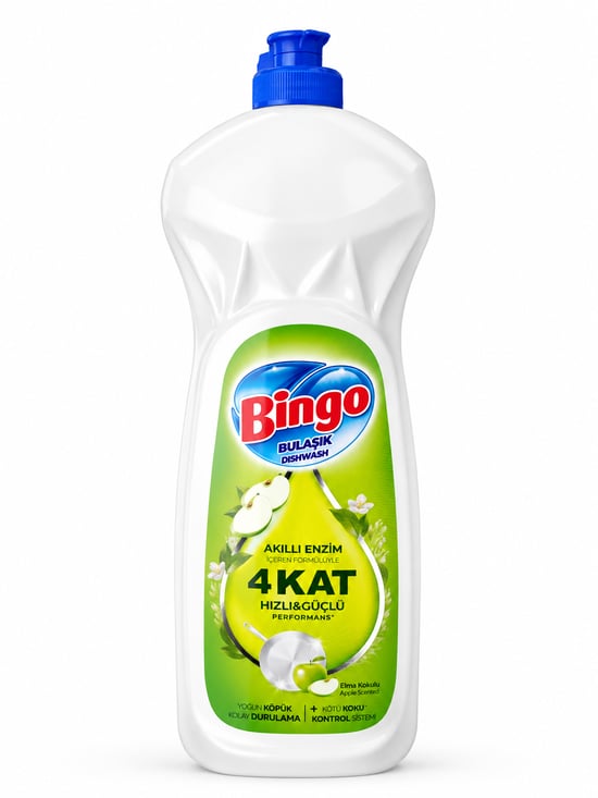 Bulaşık Deterjanı Bingo 650 Ml Elma