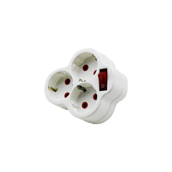 Fetih Elektrik Kod-117-03-p 107-03 ( 3lü ) ( Anahtarlı ) ( Papatya Yonca ) Golyat
