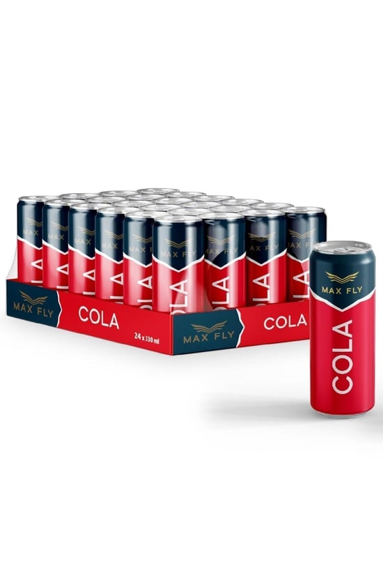 Max Fly Cola 330 Ml 24 Adet