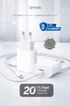 Adeyo Store İphone X-11-12-13-14 Serileri İpad & Airpods ile Uyumlu Usb-c 20w Hızlı Şarj Seti Ce Belgeli Sps-15