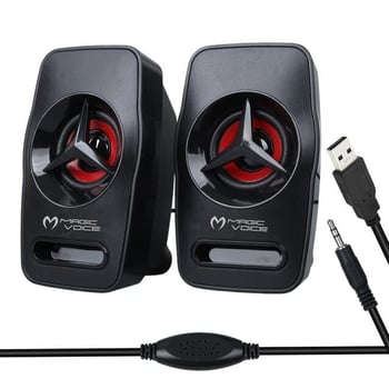 T-19 1+1 Usb Pc Mini Hoparlör - Speaker (2*3 Watt - 4 Ohm)