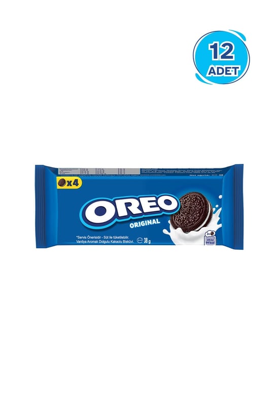 Oreo Vanilya Bisküvi 38 Gr - 12 Adet